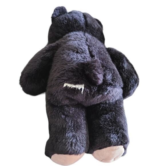 Build A Bear Big Black Bear Dimples Plush Stuffed Animal 16" BAB 2001 Retired - Picture 4 of 5